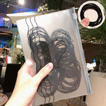 50/100pcs/Set Girls Colorful Nylon Small Elastic Hair Bands Children Ponytail Holder Rubber Bands Headband Kids Hair Accessories