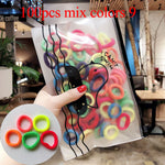 50/100pcs/Set Girls Colorful Nylon Small Elastic Hair Bands Children Ponytail Holder Rubber Bands Headband Kids Hair Accessories